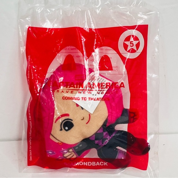 mcdonalds marvel captain america diamondback #5 pink 2024 - Picture 1 of 3